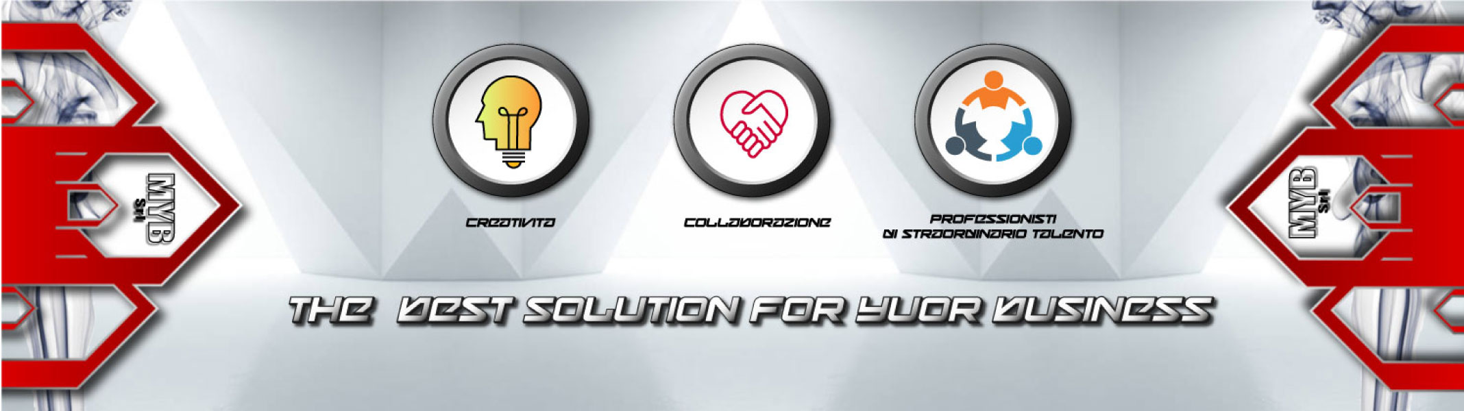 banner chi siamo della myb srl