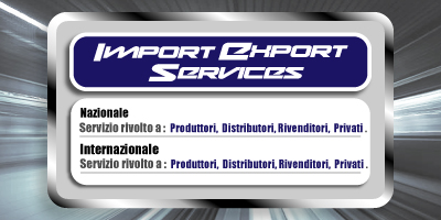 Import Export Services è un servizio offerto dalla MYB srl